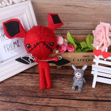 Load image into Gallery viewer, New Voodoo doll Key Chain New gig size doll keychain Fashion Phone Key Holder Bag Charm Accessories Car key Ring K1257