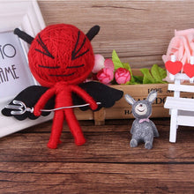 Load image into Gallery viewer, New Voodoo doll Key Chain New gig size doll keychain Fashion Phone Key Holder Bag Charm Accessories Car key Ring K1257