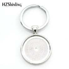 Load image into Gallery viewer, 2018 Fashion Super Mama Keychain Glass Round Key Chain I Love Mum Queto Pendant Bag Accessories Fashion Silver Jewelry
